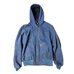 Carhartt 101540 266 Sandstone Detroit Canvas Work Hooded Jacket Mens Large Tall